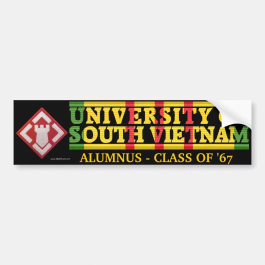 20e Engineer Bde - U Vietnam Alumnus Sticker (Voorkant)