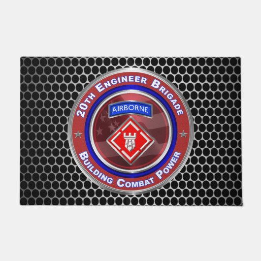 20e Engineer Brigade Airborne Deurmat (Voorkant)