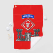 20e Engineer Brigade Airborne Golf Handdoek (Insitu)