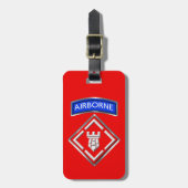 20e Geniebataljon Bagagelabel (Voorkant verticaal)