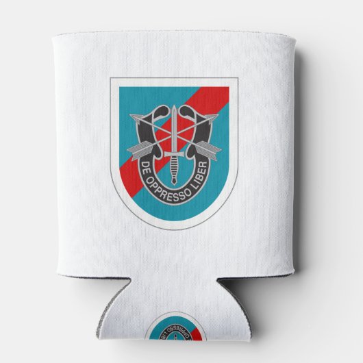 20e groep speciale strijdkrachten blikjeskoeler (Achterkant)