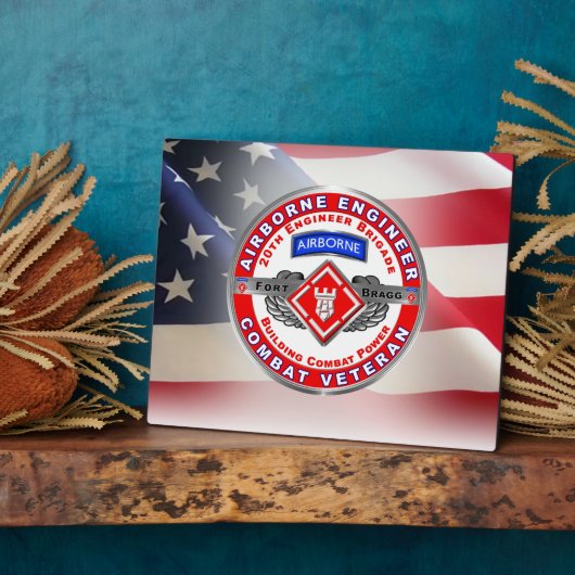 20e ingenieur brigade Combat Veteran Fotoplaat (Zijkant)