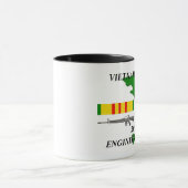 20e ingenieur brigade Vietnam Veteraan Koffee Mugs Mok (Midden)