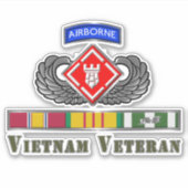 20e ingenieur brigade Vietnam Veteraan Sticker (Voorkant)