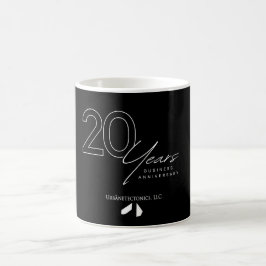20e Jaar Jubileum Koffie Mok B & W