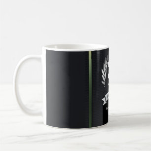 20e Jaar Jubileum Koffie Mok Zwart Wit Grijs