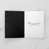 20e Jubileum Champagne Toast Kaart (Binnen)