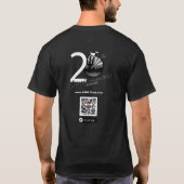 20e Jubileum donker - T-shirt (Achterkant)