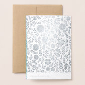 20e Jubileum Echte Folie Luxe Kaarten (Met envelop)