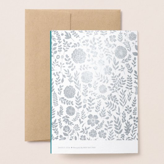 20e Jubileum Echte Folie Luxe Kaarten (Met envelop)