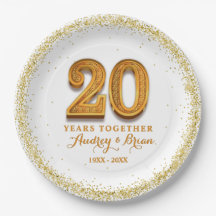 20e Jubileum gepersonaliseerd