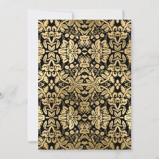 20e Jubileum - Gold Black Kaart (Achterkant)