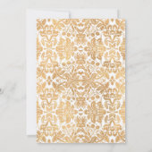 20e Jubileum - Gold White Kaart (Achterkant)