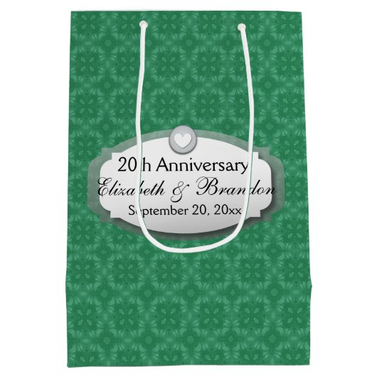 20e Jubileum Jubileum Diamond Z07 Medium Cadeauzakje (Achterkant)