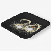 20e Jubileum-partijbrochure op zwart Papieren Bordje (Gebogen)