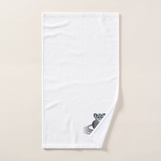 20e Jubileum van het huwelijk Claddaugh Bad Handdoek (Handdoek)