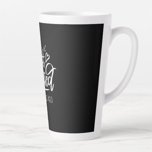 20e Jubileum voor bruiloft Latte Mok (Rechts)