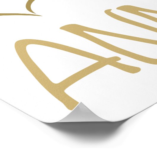 20e Jubileum voor bruiloft Poster (Hoek)