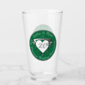 20e Jubileum voor weddenschappen Glas (Voorkant)