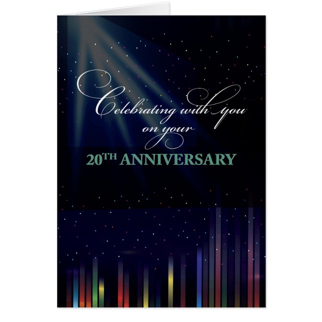 20e Jubileum voor werknemers, Gefeliciteerd Dank (Voorkant)