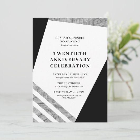 20e jubileumviering kaart (Staand voorkant)