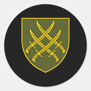 20e Legerkorps (Oekraïne) Oekraïense leger Ronde Sticker