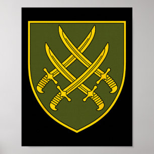 20e Legerkorps (Oekraïne) Oekraïense Militaire  Poster