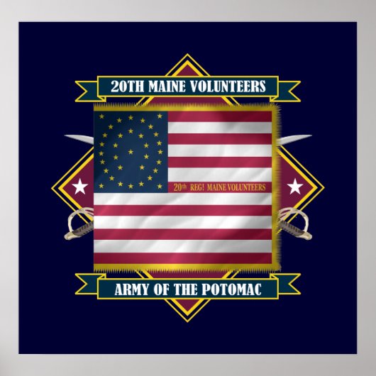 20e Maine (diamant) Poster (Voorkant)