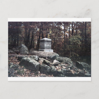 20e Maine Memorial op Little Round Top Gettysburg Briefkaart
