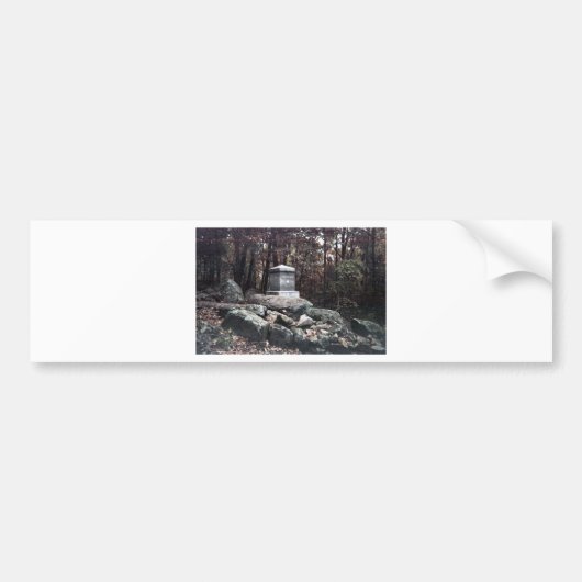 20e Maine Memorial over Little Round Top Gettysbur Bumpersticker (Voorkant)
