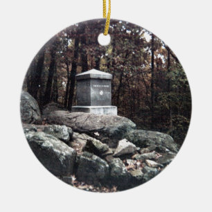 20e Maine Memorial over Little Round Top Gettysbur Keramisch Ornament
