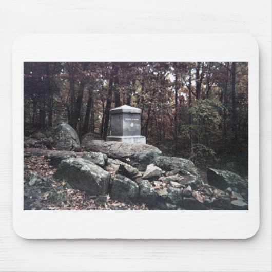 20e Maine Memorial over Little Round Top Gettysbur Muismat (Voorkant)