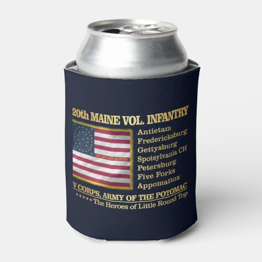 20e Maine Volunteer Infantry (BH) Blikjeskoeler (Blikje Voorkant)