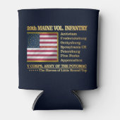 20e Maine Volunteer Infantry (BH) Blikjeskoeler (Voorkant)