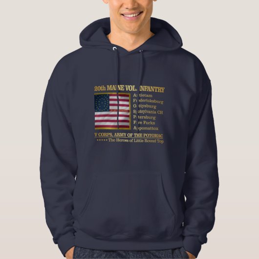 20e Maine Volunteer Infantry (BH) Hoodie (Voorkant)