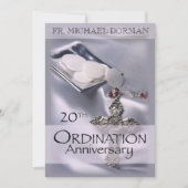 20e Ordination Jubileum Invitation, aangepaste naa Kaart (Voorkant)