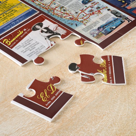 20e PAPIER EPHEMERA COLLECTIE Legpuzzel (Zijkant)