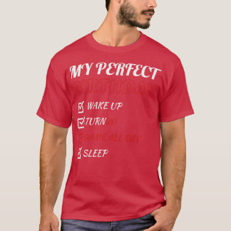 20e perfecte verjaardag gaming 20 jaar oude jongen t-shirt
