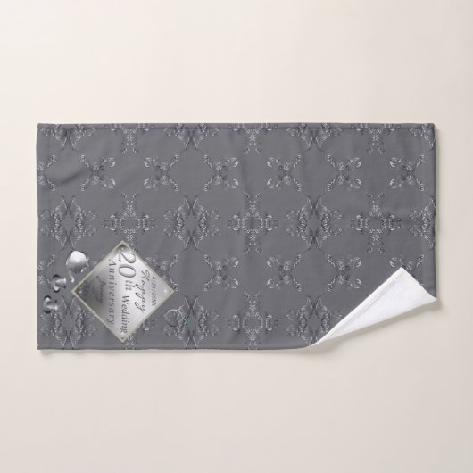 20e Platinum Emerald Jubileum Bath Towel Set Bad Handdoek (Handdoek)