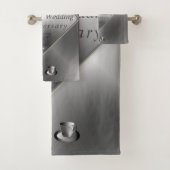 20e Platinum Emerald Jubileum Bath Towel Set Bad Handdoek (Insitu)