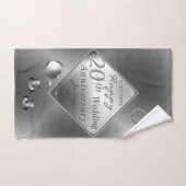 20e Platinum Emerald Jubileum Bath Towel Set Bad Handdoek (Handdoek)