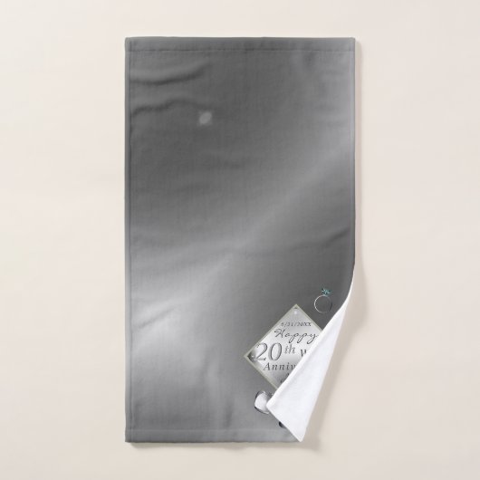 20e Platinum Emerald Jubileum Bath Towel Set Bad Handdoek (Handdoek)