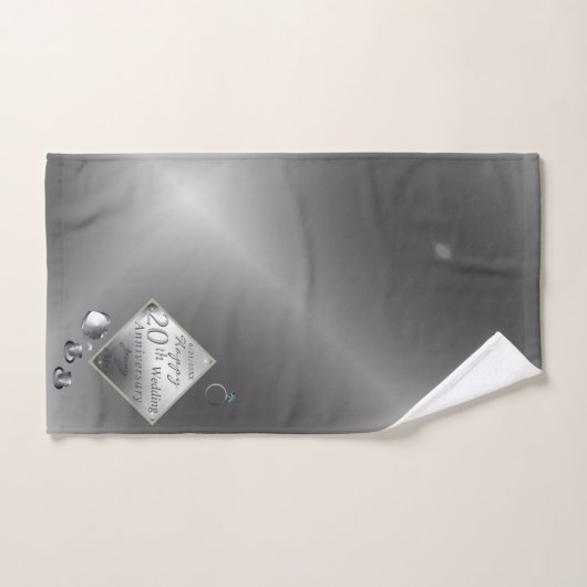 20e Platinum Emerald Jubileum Bath Towel Set Bad Handdoek (Handdoek)