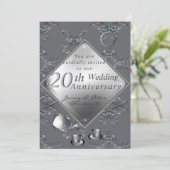 20e Platinum Emerald Jubileum Kaart (Staand voorkant)