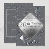 20e Platinum Emerald Jubileum Kaart (Voorkant / Achterkant)