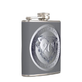 20e Platinum Wedding Jubileum Heupfles (Rechts)