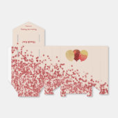 20e Ruby Red Glitter Champagne Verjaardag  Bedankdoosjes (Uitgevouwen)