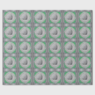 20e Smaragd Platina Bruiloftsjubileum Cadeaupapier