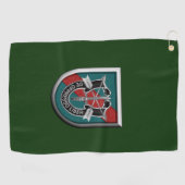 20e Special Forces Group (Airborne) Insignia Golfhanddoek (Horizontaal)