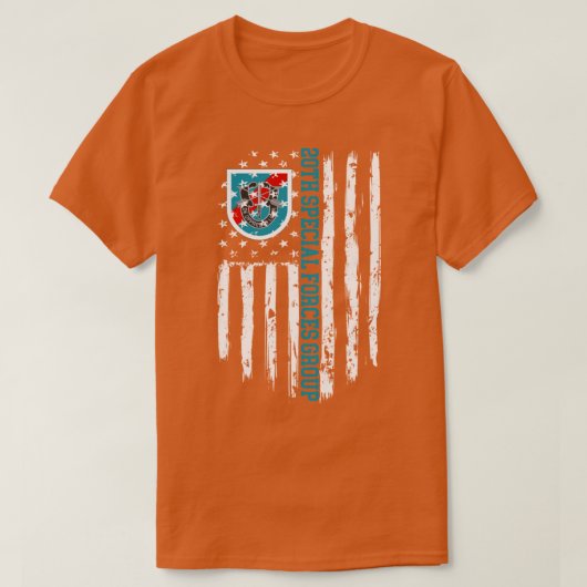 20e Special S Group Amerikaanse vlag T-shirt (Design voorkant)